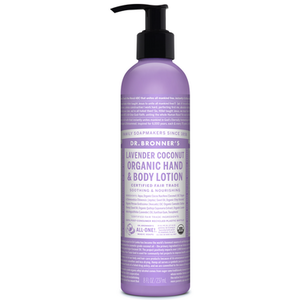 Dr. Bronner's Organic Lotion For Hands and Body Lavender Coconut