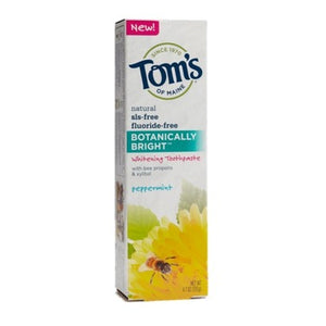 Tom's Of Maine Botanically Bright Whitening Toothpaste Peppermint 100 mL