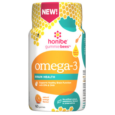 Honibe Honey Gummies Omega 3 with DHA