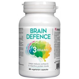3 Brains Brain Defence 90 Veggie Caps