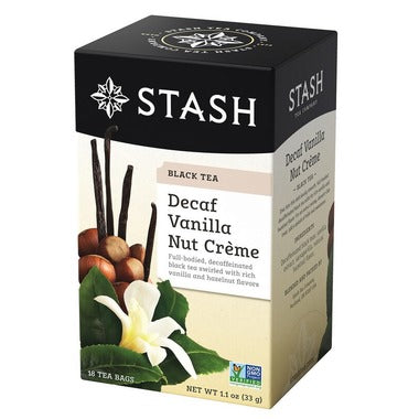 Stash Vanilla Nut Creme Decaf Tea