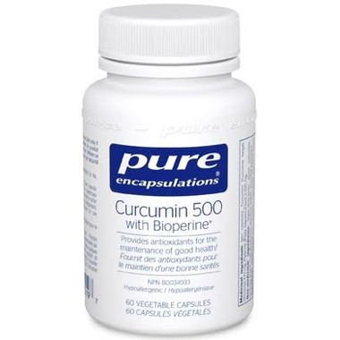 Pure Encapsulations Curcumin 500 with Bioperine
