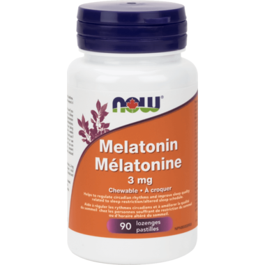 NOW Foods Chewable Melatonin lozenges 3mg