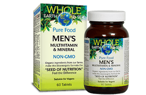 Whole Earth and Sea Pure Food Men's Multivitamin and Mineral NON-GMO