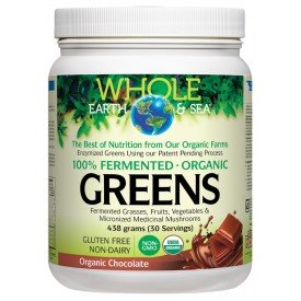 Whole Earth And Sea Greens Fermented Chocolate 438g