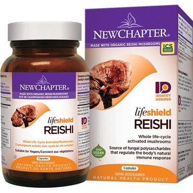 New Chapter LifeShield Reishi Whole Life-Cycle Activated Mushrooms