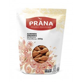 Prana Organic Almonds Raw European 250g