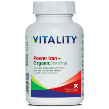 Vitality Power Iron + Organic Spirulina