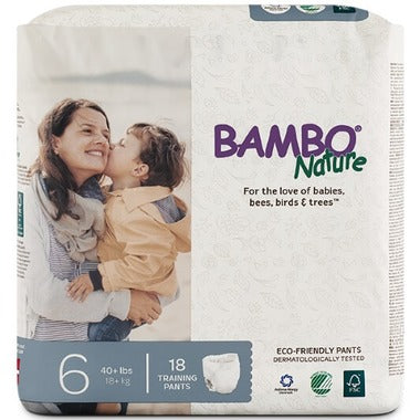 Bambo Nature Eco-Friendly Training Pants Size 6