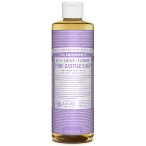 Dr. Bronner's Organic Pure Castile Liquid Soap Lavender