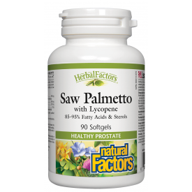 Natural Factors HerbalFactors® Saw Palmetto with Lycopene