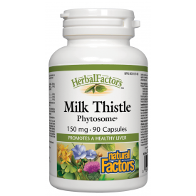 Natural Factors HerbalFactors® Milk Thistle Phytosome® 150mg 90 Capsules