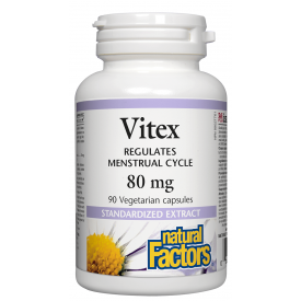 Natural Factors Vitex Standardized Extract 80mg 90 Veggie Caps