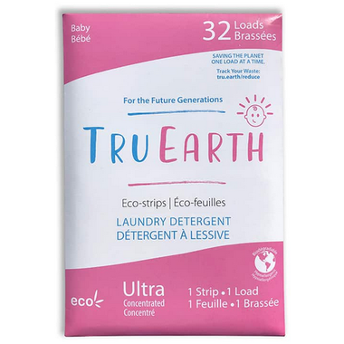 Tru Earth Eco-Strips Laundry Detergent Baby 32 loads