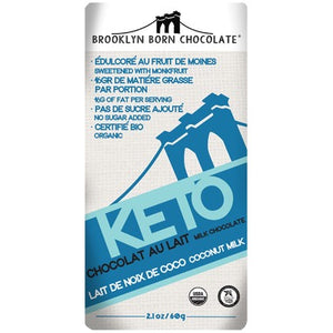 Brooklyn Born Chocolate Coconut Milk Keto Chocolate 60g