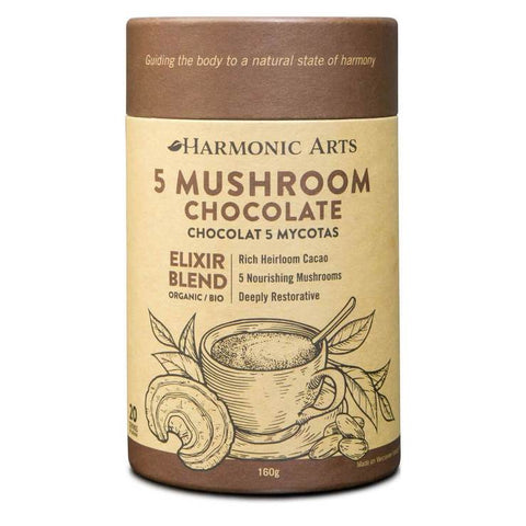Harmonic Arts 5 Mushroom Chocolate Elixir Blend