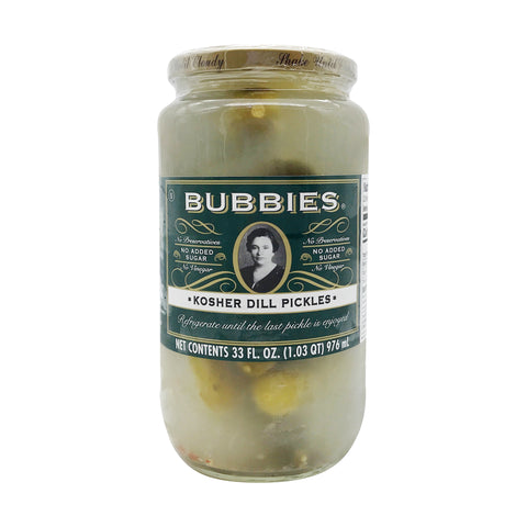 Bubbies Kosher Dill Pickle  976 mL