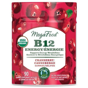 MegaFood Vitamin B12 Energy Cranberry Gummies