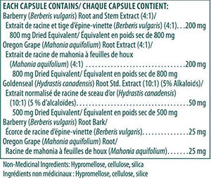 Genestra Berberis Formula 90 Veggie Caps