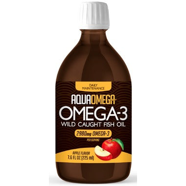 AquaOmega Omega-3 Fish Oil Daily Maintenance Apple