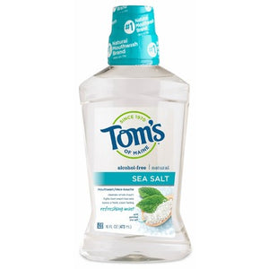 Tom's Of Maine Refreshing Mint Sea Salt Mouthwash