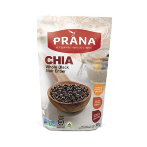 Prana Organic Black Whole Chia Seeds 300g