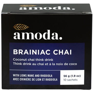 Amoda Brainiac Chai Coconut Chai Think Drink