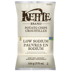 Kettle Low Sodium Potato Chips 220g