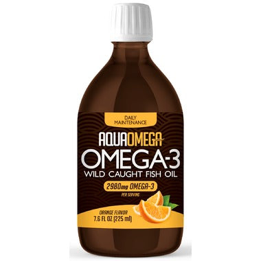 AquaOmega Omega-3 Fish Oil Daily Maintenance Orange
