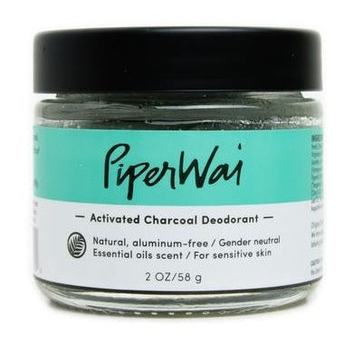 PiperWai Activated Charcoal Natural Deodorant