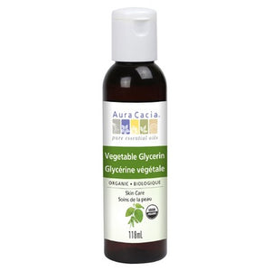 Aura Cacia Organic Vegetable Glycerin 118 mL