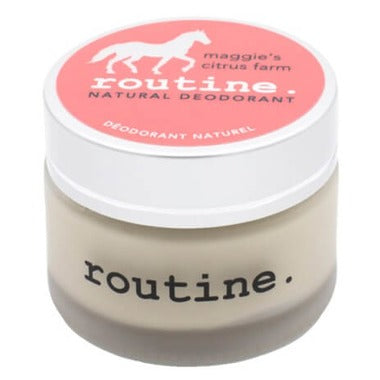 Routine De-Odor-Cream Natural Deodorant in Maggie's Citrus Farm Scent  58g