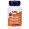 NOW Vitamin A 10,000 IU 100 Softgels