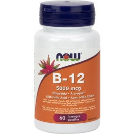 NOW B-12 5000mcg 60 Lozenges
