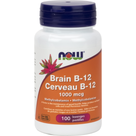 NOW Brain B-12 1000mcg 100 Lozenges
