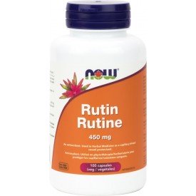 NOW Rutin 450mg 100 Veggie Capsules