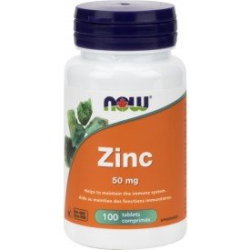NOW Zinc Gluconate 50mg 100 Tablets