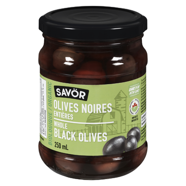 Savor Organic Whole Black Olives