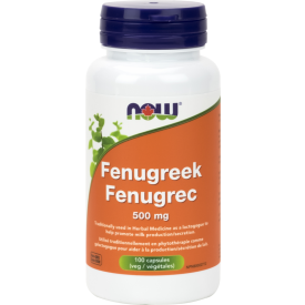 NOW Fenugreek 500mg 100 Veggie Caps