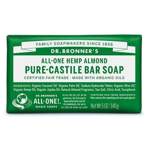 Dr. Bronner's Pure Castile Bar Soap Almond