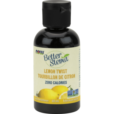 NOW BetterStevia Liquid Sweetener Lemon Twist
