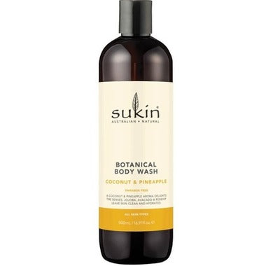 Sukin Botanical Body Wash Coconut & Pineapple