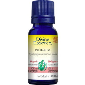 Divine Essence Palmarosa Organic Essential Oil