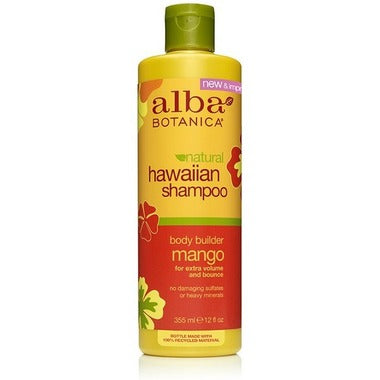 Alba Botanica Natural Hawaiian Shampoo, body builder mango