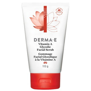 Derma E Vitamin A Glycolic Facial Scrub   113 g
