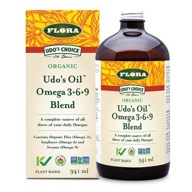 Flora Udo's Oil Omega 3+6+9 Blend 941 mL