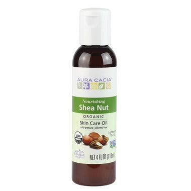 Aura Cacia Organic Shea Nut Skin Care Oil 118 mL