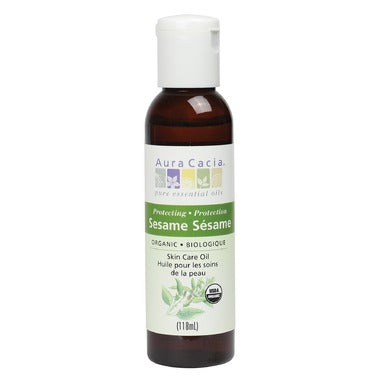 Aura Cacia Organic Sesame Oil  118 mL