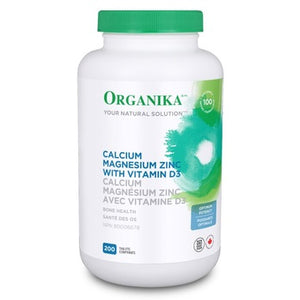 Organika Calcium Magnesium Zinc Vitamin D3