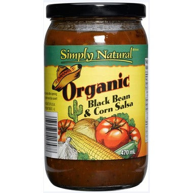 Simply Natural Organic Black Bean & Corn Salsa